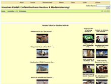Tablet Screenshot of hausbau-seite.de